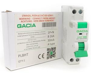 GACIA RCBO B10 1P 30 mA Type A GACIA Disjoncteur