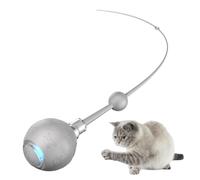 Gacqpli Balle Automatique pour Chat - 3 Modes Balle Intelligente Jeu Stimulant - Jouet Électrique Interactif avec Queue Stimulation Mentale | pour Chats de Taille Moyenne et Grande pour Jeu en