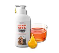 Gaczoo - Huile de Saumon pour Chien & Chat - Huile de Poisson avec Omega 3 & 6, Acides Gras DHA, EPA et DPA - pour Une Peau Saine et Un Pelage Brillant - Complément Alimentaire Quotidien - 500ml