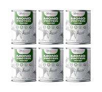 Gaczoo - Nourriture pour Chiens - Pate Chien - Sanglier - 96, % de Viande, Monoprotéine, sans Céréales, sans Additifs Artificiels - pour Chiens Adultes, Toutes Races - 6 x 400 g