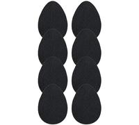 GADEBAO ZlQ64 Lot de 8 coussinets de protection autocollants antidérapants en silicone de qualité supérieure pour talons hauts Noir Taille unique