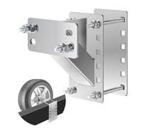 GADFISH Porte-pneu de secours en acier inoxydable, support de remorque de secours amélioré, convient aux roues de remorque à 4, 5 et 6 pattes sur des modèles de boulons de 10,2 cm, 11,4 cm, 12,1 cm,