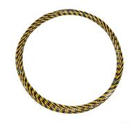 Gadget avec guide à ressort pour visibilité - Noir - 14,9 m - Pour la pêche au fil - Extracteur de câble en polyester jaune pour installation électrique (5 m)