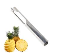 Gadget de cuisine en acier inoxydable d'outil d'ananas | Outil d'épluchage de fruits en forme de V en acier inoxydable pour la maison, la cuisine et la préparation des aliments
