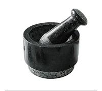 gadget de cuisine Ensemble de mortier et pilon en marbre, broyeur à épices double face, bol broyage mélangeur, pilules, moulin poivre, d'ail outil bricolage for la cuisine