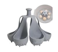 Gadget de cuisson - Cuiseur à œufs en silicone - Cuit 6 œufs - Manipulation facile - Compatible lave-vaisselle