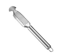 Gadget de détartrage pour Fruits de mer - Construction en alliege métallique avec crêtes texturées, poignée profilée, élimination eficace des Flocons de surfece et Entretien sans rinçage, idéal dans