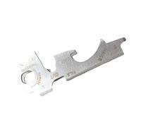 Gadget de survie portable - Règle - Clé à molette - Ouvre-bouteilles de bière - Outil de survie compact pour la randonnée, la pêche, les compacts