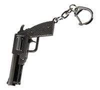 Gadget et Bazar Porte-clé Classique Métal Argent Arme pour Hommes, Adultes, Amateurs de Survie, Militaires, Outdoor