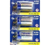 Gadget Factory Lot de 3 piles 4LR44 6 V