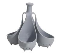 Gadget pour faire bouillir les œufs en silicone, cuit 4 ou 6 œufs à la fois, cuiseur à œufs en silicone, coquetiers en silicone, support pour œufs durs, fait des œufs durs ou mous