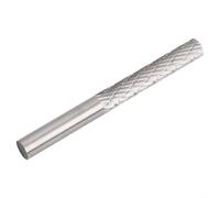 Gadget rotatif pour sculpture sur bois et plastique - Tige de 6 mm - En acier rapide - Compatible avec outils rotatifs pour meulage (6 × 6 × 60 mm A)