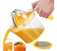 Gadgets de cuisine filtrant presse-agrumes à main | Presse-agrumes manuel pour agrumes, orange, citron vert, gingembre, ail, maison, bar, restaurant, commercial, camping
