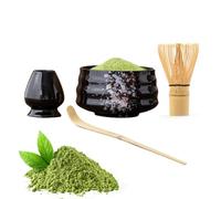 Gadgets d'ustensiles de cuisine - Ensemble de thé Matcha authentique Natural and Safe Design | Kit professionnel de matcha résistant pour les collègues d'amis de la famille Home Field Kitchen salle à