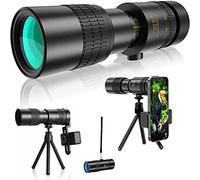Gadgets pour Hommes, Télescope monoculaire à Prisme Haute Puissance 4K 10-300x40 mm avec Zoom HD, Support for Smartphone et trépied