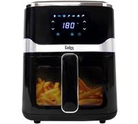 Gadgy Friteuse à air chaud 5L avec Fenêtre - Airfryer sans Huile 1400W - Revêtement antiadhésif - Température réglable 80°C à 200°C - Écran tactile digital