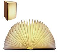 Gadgy ® Lampe de Livre (Grande) avec Fermeture Magnétique l Papier Tyvek de Qualité l Lueur de 3 Couleurs l Possibilités d’affichage Illimité jusqu’à 360 degrés