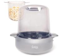 Gadgy Machine a Pop Corn Premium 4.5L - Machine Popcorn 500W Argent Mat - Machine à Pop Corn avec Revêtement Antiadhésif et Bras Mélangeur - Popcorn Machine pour Soirée Cinéma à la Maison