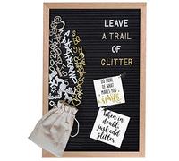 Gadgy® Tableau de Lettres - Letter Board Rétro en Feutre avec 710 Lettres et Sac, Idéal pour Messages, Photos, Décoration Murale - 30x45 cm