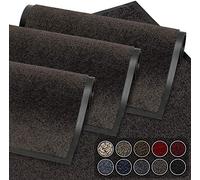 GadHome Tapis de Porte, Marron 90x120 cm|Tapis de Porte extérieur, imperméable, Lavable, Tapis Robuste antidérapant, retient la poussière, paillasson, Couloir, entrée, Cuisine, Chambre