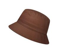 GADIEMKENSD Cotton Bucket Hat for Womens Summer Sun Protection UPF 50 Bucket Hats for Men Lightweight Packable Outdoor Travel Hat for Travelling Golf Hiking Camping Brown