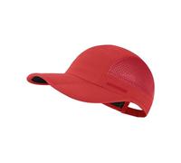 GADIEMKENSD Folding Running Men Hat Long Brim Golf Hats Quick Dry Baseball Caps Unstructured Breathable Light Cooling Cap Adjustable Trucker Hat for Outdoor Sport Hiking Workout Gym Travel Red