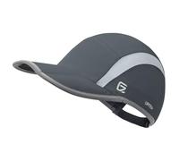 GADIEMKENSD Quick Dry Sports Hat Folding Series Lightweight Breathable Soft Outdoor Run Cap (Reflective, Dark Gray)
