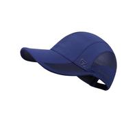 GADIEMKENSD Quick Dry Sports Hat UPF50+ Lightweight Breathable Soft Outdoor Running Cap Women Baseball Caps (Midnight Blue, L)