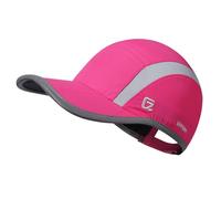 GADIEMKENSD UPF50+ Folding Outdoor Hat Unstructured Reflective Design Breathable Soft Sport Cap for Outdoor Sport