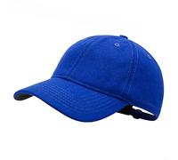 GADIEMKENSD Winter Baseball Caps Wool Dad Hat Warm Trucker Hats Work Cap Workout Thick for Mens Womens Unstructured, Royal Blue M