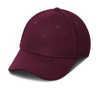 GADIEMKENSD Winter Baseball Caps Wool Dad Hat Warm Trucker Hats Work Cap Workout Thick for Mens Womens Clothing Sport Novelty The Dem en Apparel Fabric Men Woolen Wine Red