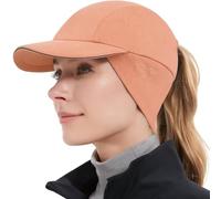 GADIEMKENSD Women's Winter Reflective Fleece Ponytail Hat with Drop Down Ear Warmer for Outdoor Activity Cap
