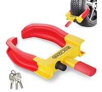 GADLANE Sabot de Roue avec 3 Clés (Jaune/Rouge) - Haute Visibilité