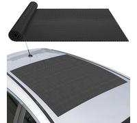 GADLANE Tapis Antiderapant Coffre Toit De Voiture Motif De Grille en PVC Étanche Polyvalent Coupé À La Taille pour Le Sac De Toit De Voiture De Camion De Van 90 x 100cm