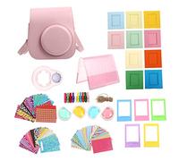 Gadpiparty 1 Ensemble Accessoires Polaroïd Pochette Rangement Pochette de Rangement Camera instantanée Photo pour Instant Mini 11 étui pour Appareil Photo instantané 11 Plastique Rose