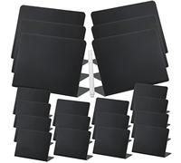 Gadpiparty 1 Ensemble Mini Panneaux Ardoise Effaçables Ensemble Tableau pour Étiquettes Alimentaires et Messages Personnalisés pour Buffets et Événements