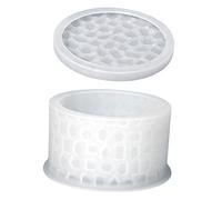 Gadpiparty 1 Ensemble Moule Silicone Rond pour Diy Set Complet de Moules pour Boîtes de Rangement Époxy Parfait pour Artisanat et Stockage de Bijoux