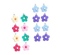 Gadpiparty 1 Jeu Accessoires De Fleurs Bracelet Bricolage Bijou Colliers Pour Femmes À La Mode Collier Marguerite Pendentif En Résine Charme De Fabrication De Bijoux 30 Pièces