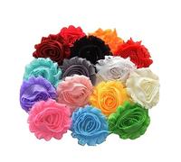 Gadpiparty 1 Jeu Fleurs Chiffon Dégradé DIY pour Accessoires Cheveux Fleurs Vintage pour Élastiques Et Décorations Artisanales Couleurs 30 Pièces