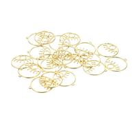 Gadpiparty 1 Jeu Pendentifs Yeux Géométriques Creux Décorations Diy Pour Création Bijoux Breloques Délicates Pour Colliers Bracelets Accessoires Faits Main 20 Pièces