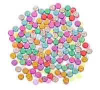 Gadpiparty 1 Jeu Perles Lettres Russes Acryliques Multicolores Grand Trou Pour Fabrication Bracelets Colliers Diy Bijoux 240 Pièces