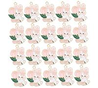 Gadpiparty 1 Jeu Porte-Clés En Peluche Avec Numéro Pour Swift Oxide Rabbit Charm Joli Porte-Clés Bijoux Sur Le Thème Du Lapin Breloques En Perles Petit Collier Pendentifs 20 pièces