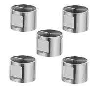 Gadpiparty 1 Jeu Remplacement Du Bouton D'une Cuisinière À Gaz Pièces De Rechange Pour Gril Turbo Bouton De Poêle À Thermostat Remplacement Des Boutons Du Four Silver Alliage De Zinc 5 Pièces