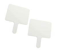 Gadpiparty 1 Jeu Tableau Blanc Effaçable Double Face Portable Avec Poignée Ergonomique Pour Élèves Et Salle De Classe Surface Lisse Antitache Et Résistante Aux Rayures Pour Et Votes 2 Pièces
