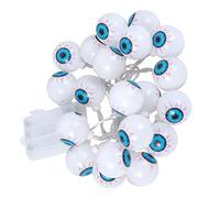 Gadpiparty 1 Lot De Guirlandes Lumineuses À Perles Pour Les Yeux Guirlande Lumineuse À LED Décorations De Bonbons D'Halloween Faux Arbre Globe Oculaire Gonflable Autocollant Solaire