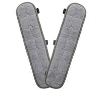 Gadpiparty 1 Paire Coussin d'accoudoir Mousse président de Bureau Remplacement tu Beige pour accoudoirs de Chaise Coussins de Bras de Chaise Repose-coude coudières Velours de Cristal Rouge
