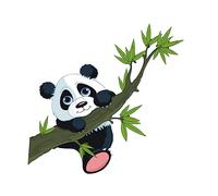 Gadpiparty 1 Pc Fond D'écran Décor De Mur D'autocollant De Salle De Bains Embellissements Appliqués Sticker Mural Décor De Pandas Autocollant Tableau Noir Pour Mur Graffiti Stickers Muraux