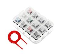 Gadpiparty 1 Pc Testeur D'essieux Claviers Outil De Test De Clavier Touches De Clavier 9 Testeur Extracteur De Keycap Et Joints Toriques Testeur De Clé Testeur De Clavier Mécanique Abdos