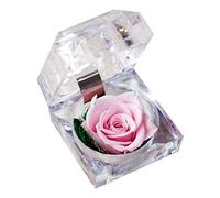 Gadpiparty 1 Pcs Fleur à La Main pour Toujours Rose dans Une Boîte Roses Conservés Fleur Verte Fleurs Préservées Fleurs pour Toujours Fleur pour Toujours Mariage Manuel Proposition