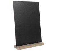 Gadpiparty 1 Pièce Tableau Bois Miniature avec Socle Ardoise Pratique pour Décoration de Fête Mariage et Événements Spéciaux